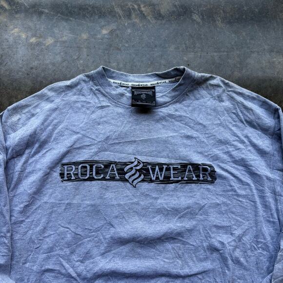 Cool Y2K Rocawear Logo‎ Longsleeve Tee - Picture 3 of 6